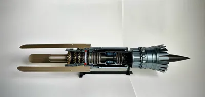 Anakin Skywalker PodRacer Engine - Section Cutout - Free 3D Print Model ...