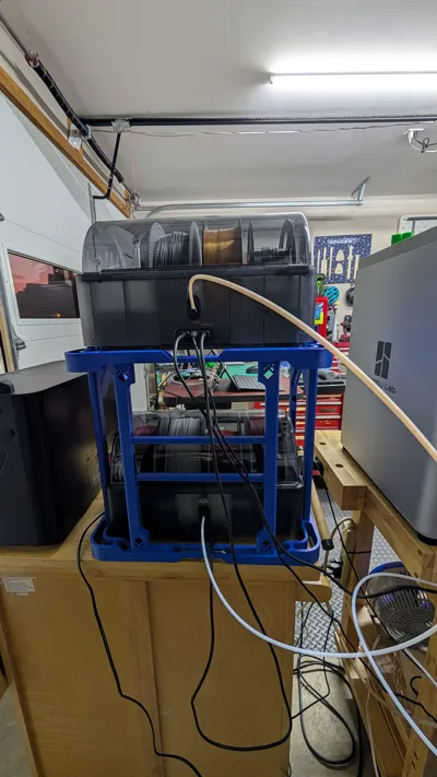AMS 2 Pro Stacking Rack by RayFung MakerWorld: Download Free 3D Models