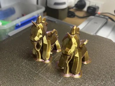 Low Poly Unicorn - 3 Sizes by PerfectPrince - MakerWorld
