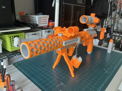 M17 Disc Launcher launches - Free 3D Print Model - MakerWorld