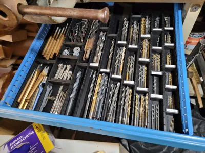 Workshop drawer organization for drill bits by marcy97 MakerWorld ...