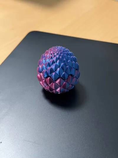 Dragon Egg with Hinge - Free 3D Print Model - MakerWorld