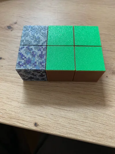 PrintCraft: Minecraft Magnetic Blocks - Free 3D Print Model - MakerWorld