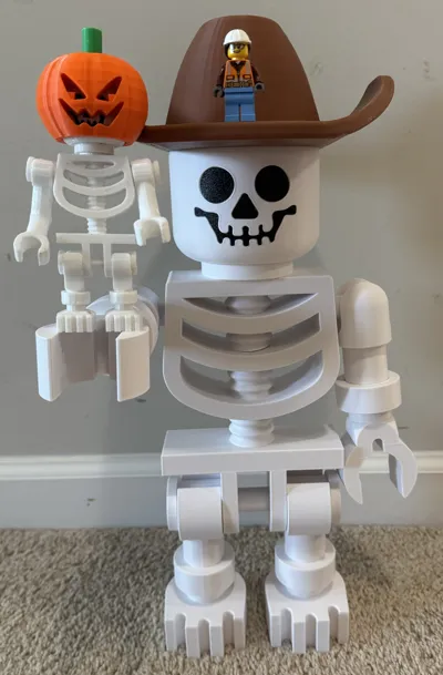 Brick Giant Skeleton - Free 3D Print Model - MakerWorld