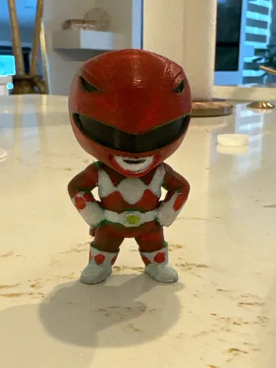 Red power ranger chibi style by Realox89 MakerWorld: Download Free 3D ...