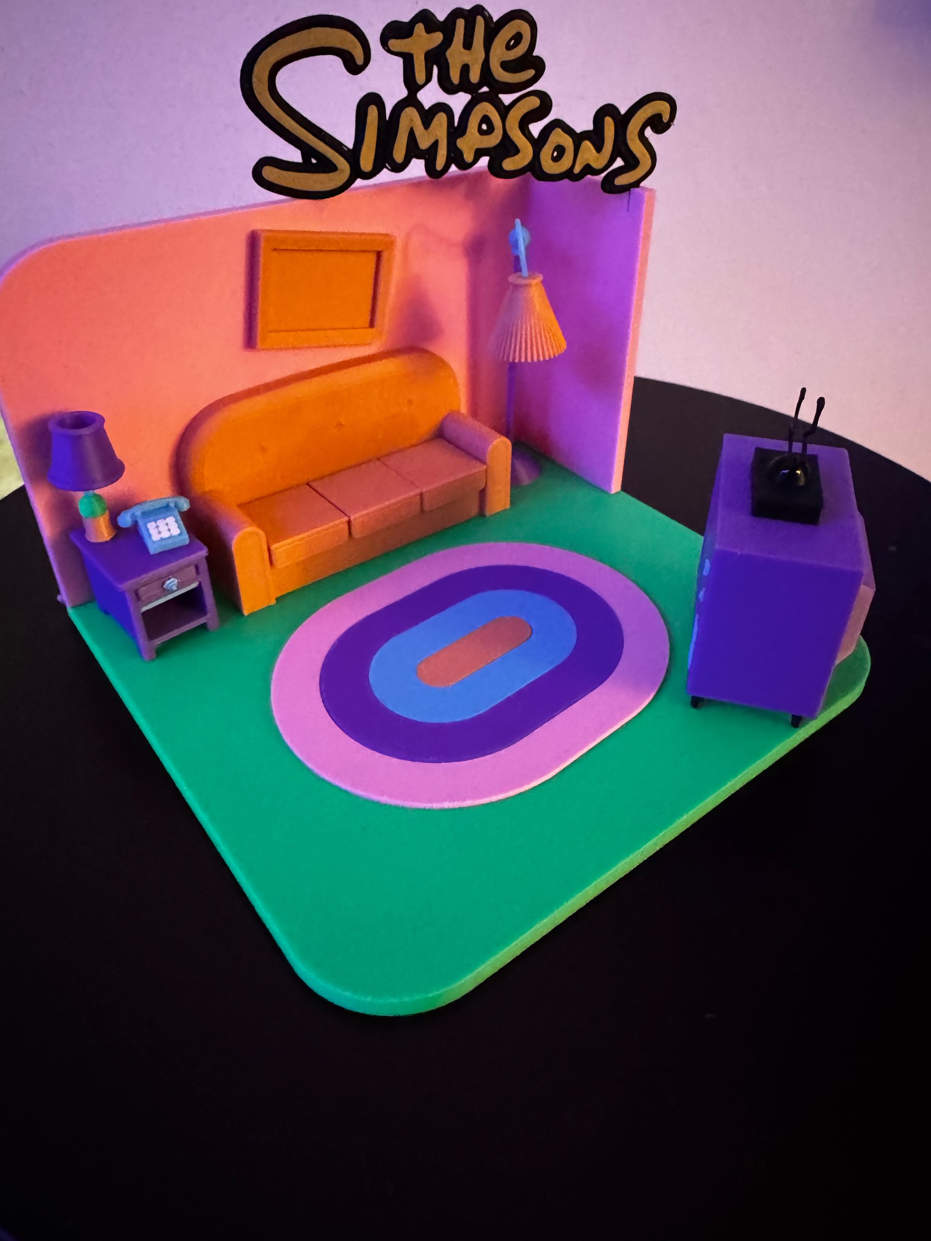 The Simpsons Living Room - Free 3D Print Model - MakerWorld