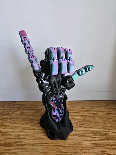 Articulated Hand MkII - Free 3D Print Model - MakerWorld