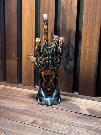Articulated Hand MkII - Free 3D Print Model - MakerWorld