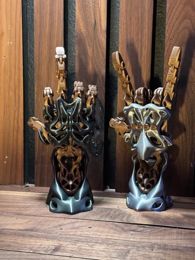Articulated Hand MkII - Free 3D Print Model - MakerWorld