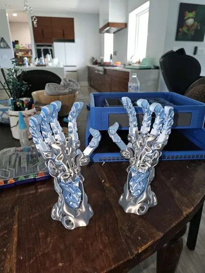 Articulated Hand MkII - Free 3D Print Model - MakerWorld