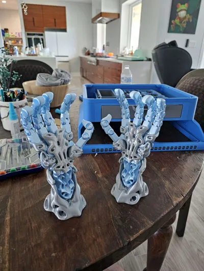 Articulated Hand MkII - Free 3D Print Model - MakerWorld