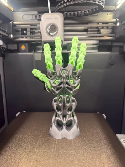 Articulated Hand MkII - Free 3D Print Model - MakerWorld