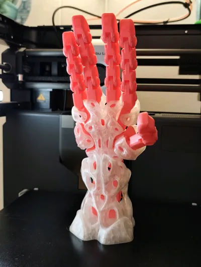 Articulated Hand MkII - Free 3D Print Model - MakerWorld