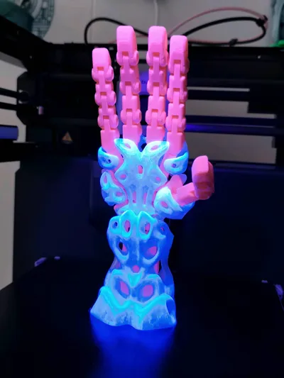Articulated Hand MkII - Free 3D Print Model - MakerWorld