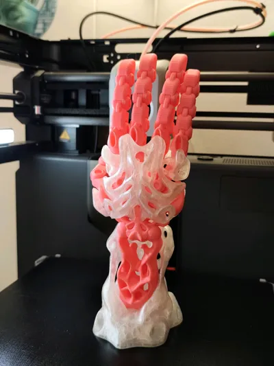 Articulated Hand MkII - Free 3D Print Model - MakerWorld