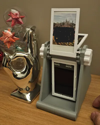 Instax Mini Photo Rolodex | Vertical - Free 3D Print Model - MakerWorld