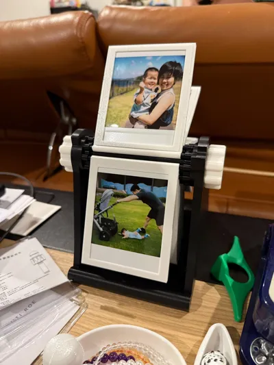 Instax Mini Photo Rolodex | Vertical - Free 3D Print Model - MakerWorld