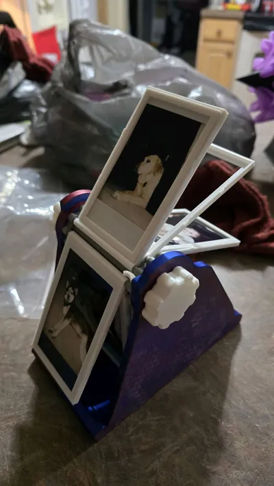 Instax Mini Photo Rolodex | Vertical - Free 3D Print Model - MakerWorld