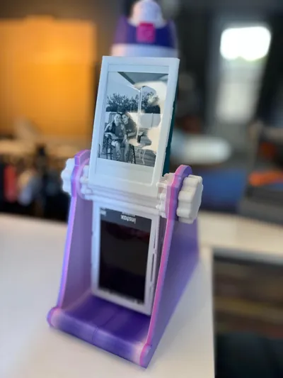 Instax Mini Photo Rolodex | Vertical - Free 3D Print Model - MakerWorld