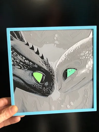 Toothless and Light Fury by Canadian Gamer MakerWorld: Download Free 3D ...