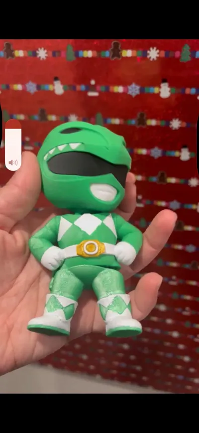 POWER RANGERS green ranger micro hero flexi - Free 3D Print Model ...