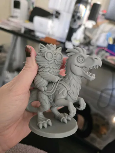Giant Princess Riding Mongo Princess Donut Riding Mongo - Dungeon Crawler Carl - Free 3D Print ...