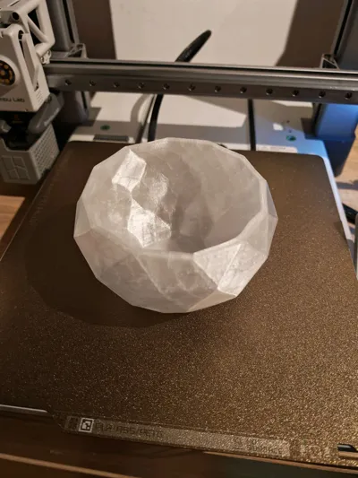 Low Poly Bowl - Free 3D Print Model - MakerWorld