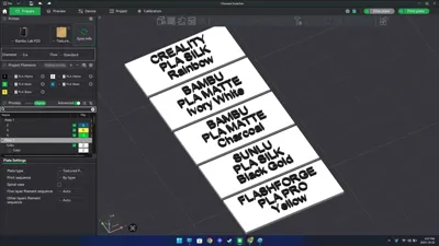 Bambu Style Filament Swatches for Skadis - 3D Printers - PLA - 3D printed product - фото 39