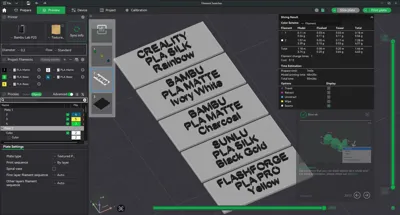 Bambu Style Filament Swatches for Skadis - 3D Printers - PLA - 3D printed product - фото 41