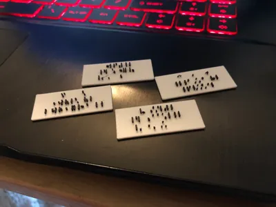 Bambu Style Filament Swatches for Skadis - 3D Printers - PLA - 3D printed product - фото 42