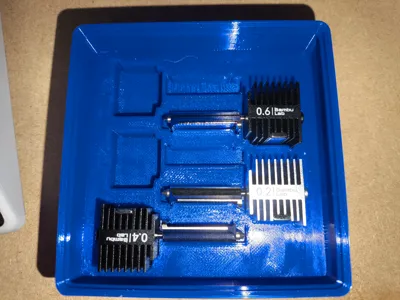 A1 Series Nozzle Storage - Gridfinity 2x2 Remixed by Raybesh MakerWorld ...