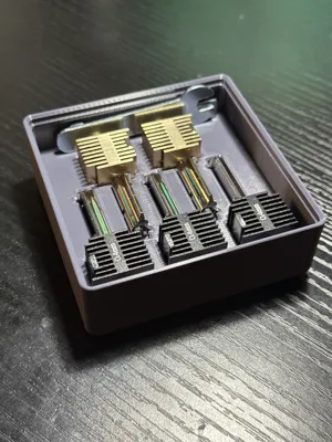 A1 Series Nozzle Storage - Gridfinity 2x2 Remixed by Raybesh MakerWorld ...