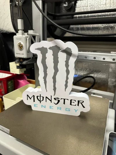 Monster Energy Drink LED BOX - Free 3D Print Model - MakerWorld