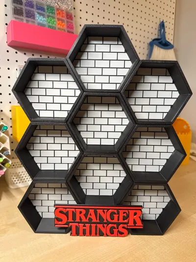 Spezielles Design, Stranger Things-Logo, Ornament, dekorative Figur, Geschenk