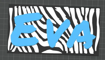 Zebra wall stencil - Free 3D Print Model - MakerWorld