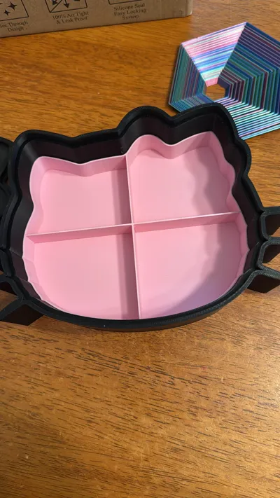 Hello Kitty Jewelry Box Storage Box for Children - Free 3D Print Model ...