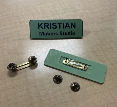 Personalized Name Tag - Magnetic - Free 3D Print Model - MakerWorld