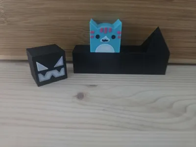 Geometry Dash Icon Pack | 16+ cubes - Free 3D Print Model - MakerWorld