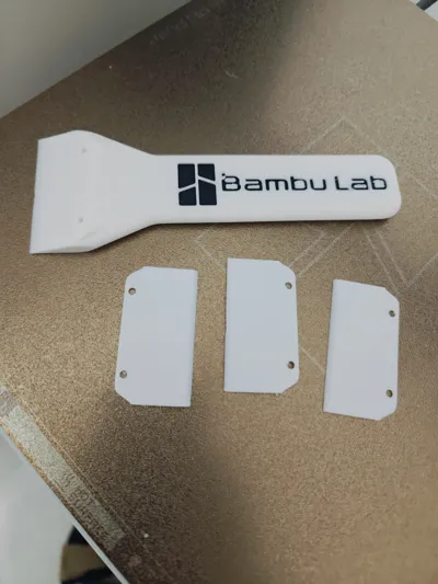 Bambu Lab Bed Scraper With Swappable Blades by benry - MakerWorld