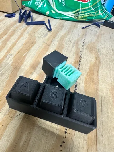 Keyboard Switch For Clickers — With Sound Options - Free 3D Print Model ...