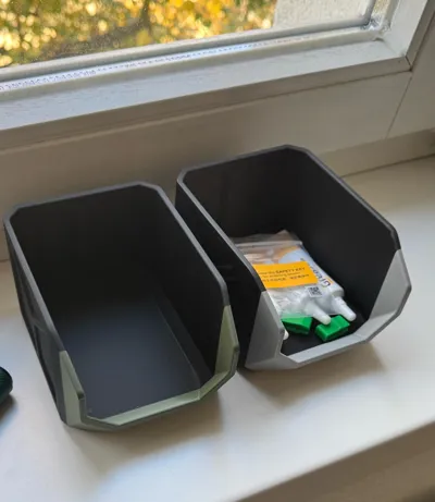 BUCKETS – Stackable Organizer Bins – No support - Free 3D Print Model ...