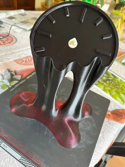 Melting Clock! (no supports) by Rossero MakerWorld: Download Free 3D Models