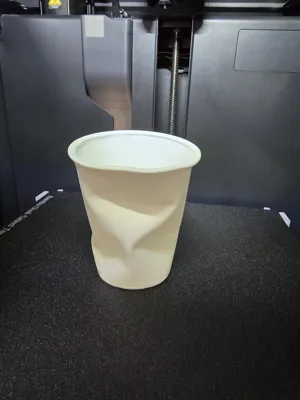 Crushed Paper Cup by hollowmaker - MakerWorld