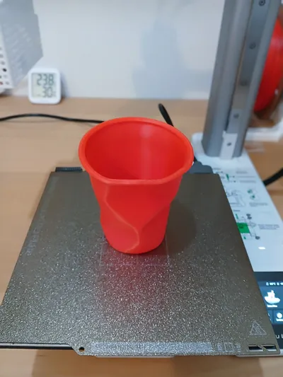 Crushed Paper Cup by hollowmaker - MakerWorld