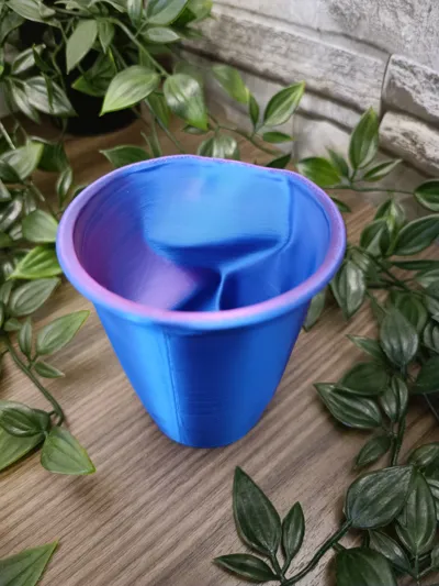 Crushed Paper Cup by hollowmaker - MakerWorld
