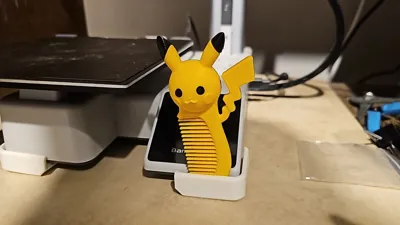 Pokemon Pikachu themed comb - Free 3D Print Model - MakerWorld