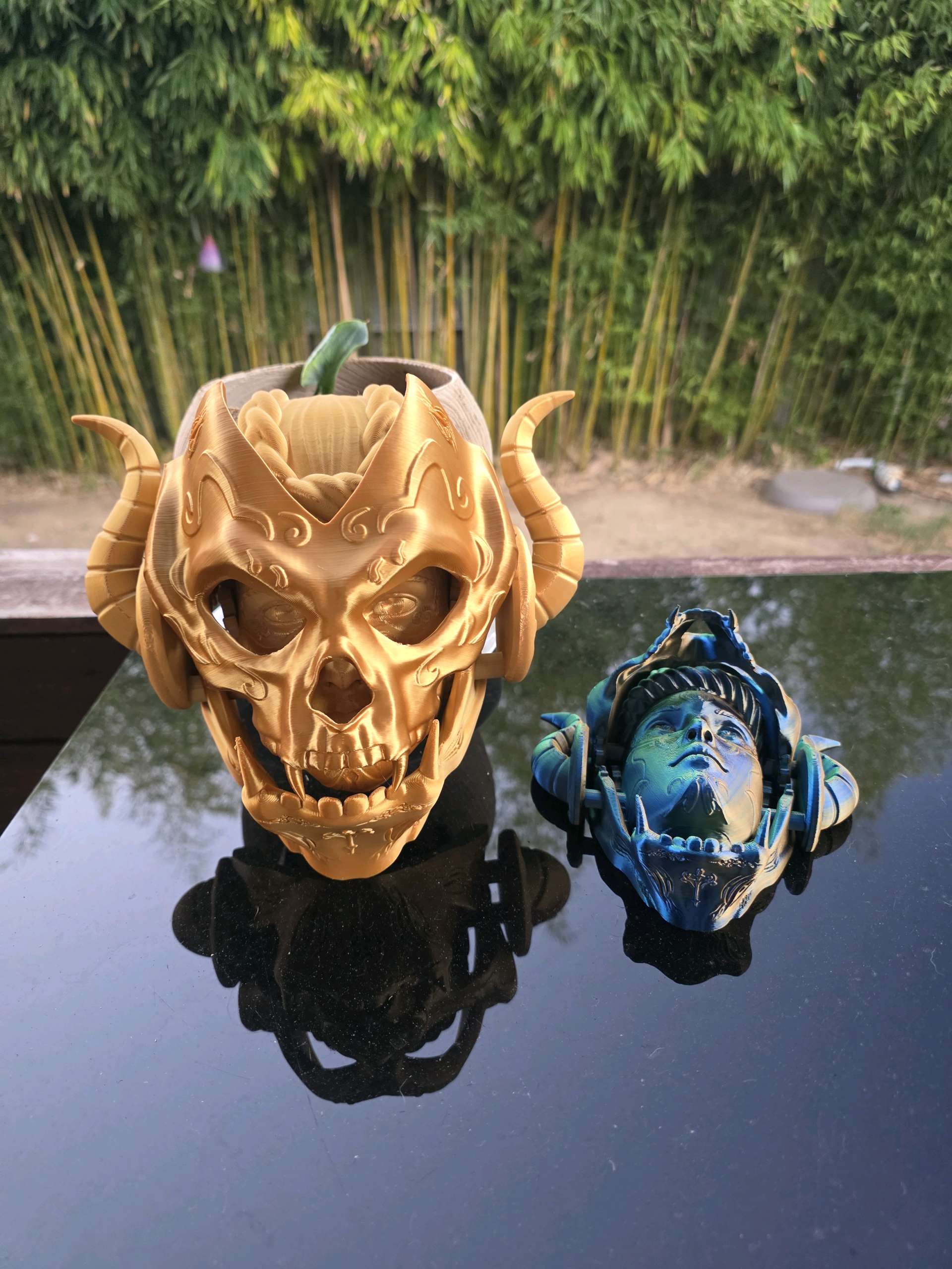 Doppelseitiges verwandelndes Maskenmodell – Kostenloses 3D-Druckmodell –  MakerWorld, image size:1920x2560