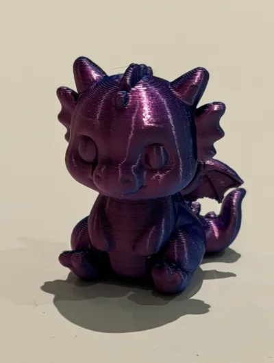 Cute Little Dragon - Free 3D Print Model - MakerWorld