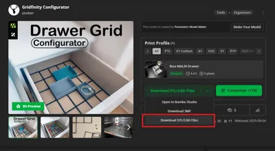 Gridfinity Configurator - Free 3D Print Model - MakerWorld