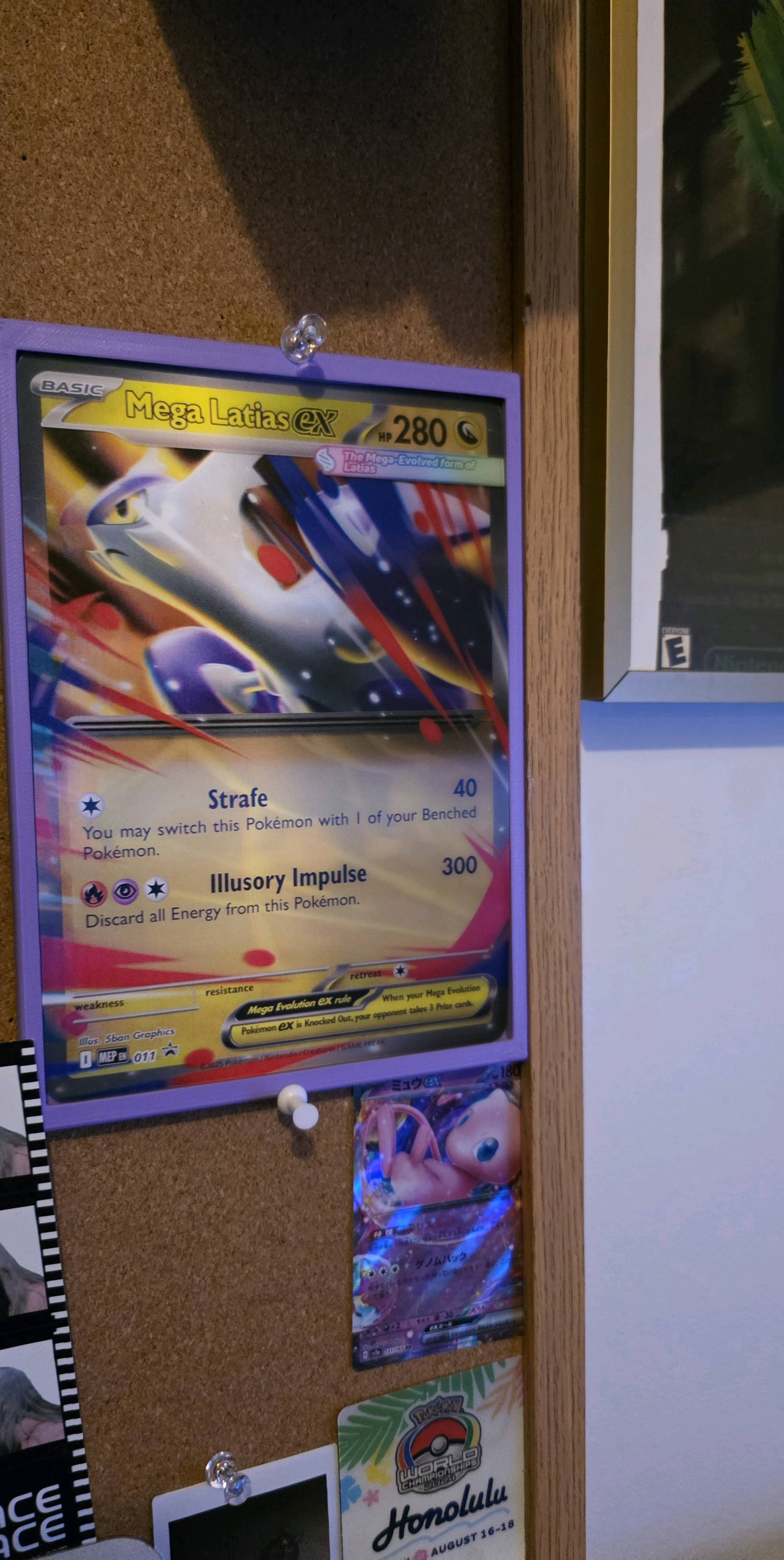 jumbo pokemon card frame Pokemon Card】MEW EX【SAR】(347/190) (SV4a) Japanese PSA10 – Fandom Tokyo main image 0